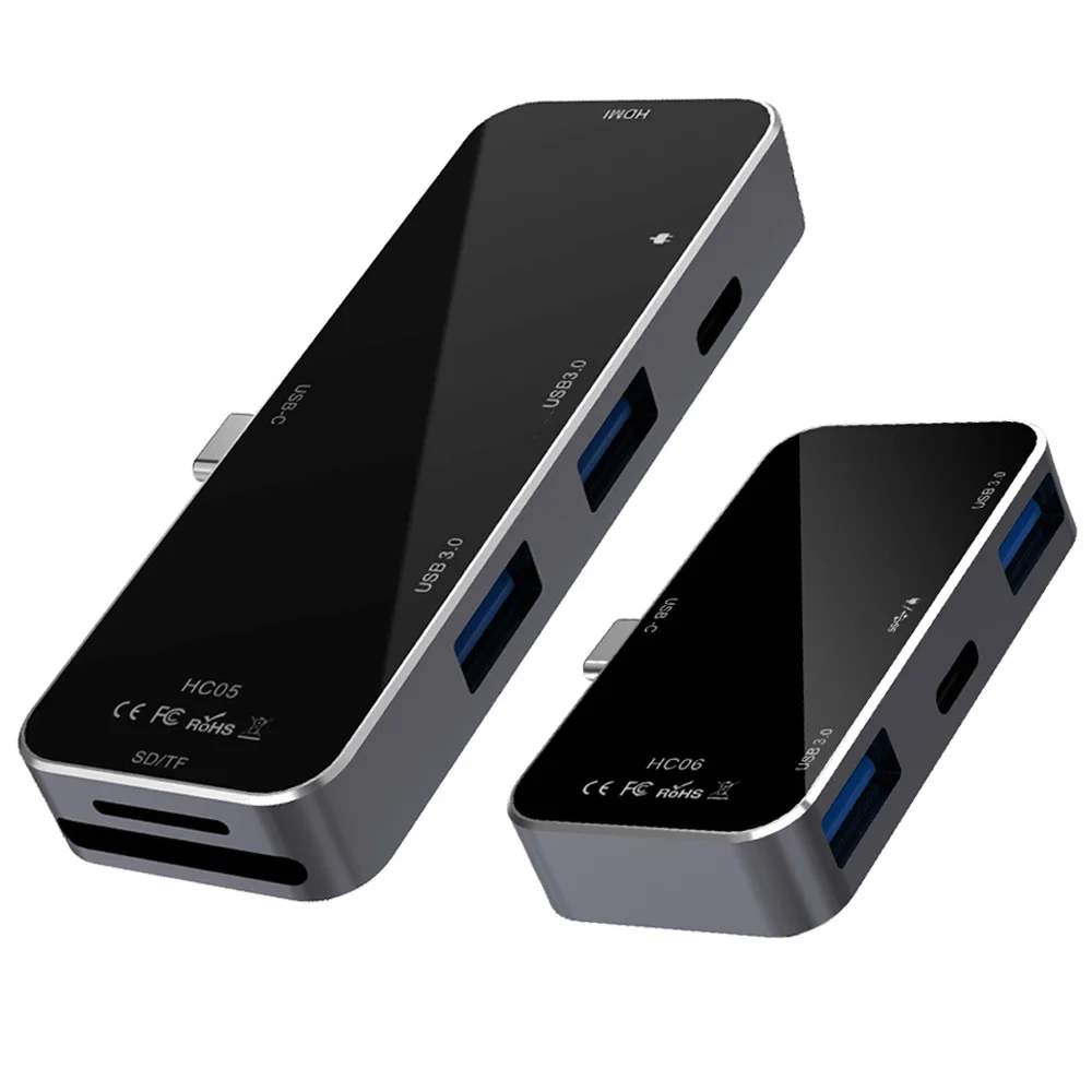 Фото 6/3in1 Тип USB C Hub адаптер с 4K USB-C HDMI 3 0 порты TF/SD кард-ридер PD быстрая Зарядное 6/3in1 Тип USB C Hub адаптер с 4K USB-C HDMI 3 0 порты TF/SD кард-ридер PD быстрая Зарядное