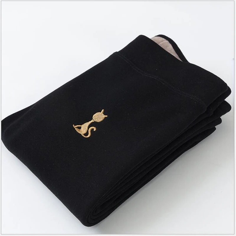 Fashion Leggings Women Pants Casual Skinny winter High Waisted Cotton Long Femme Spring embroidery E163 | Женская одежда