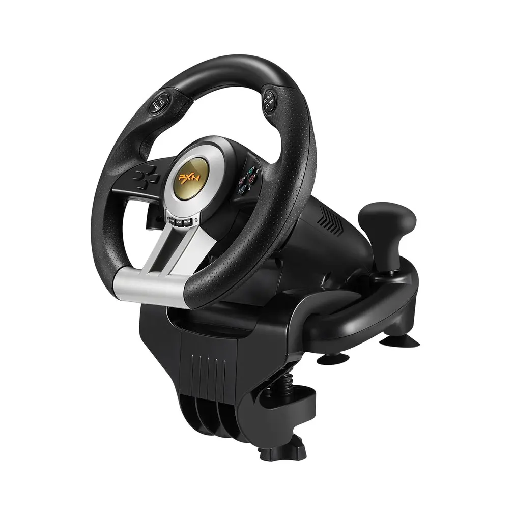 PXN V3II Racing Game Steering Wheel with Brake Pedal for PC/PS3/PS4/XBOX ONE/SWITCH | Электроника
