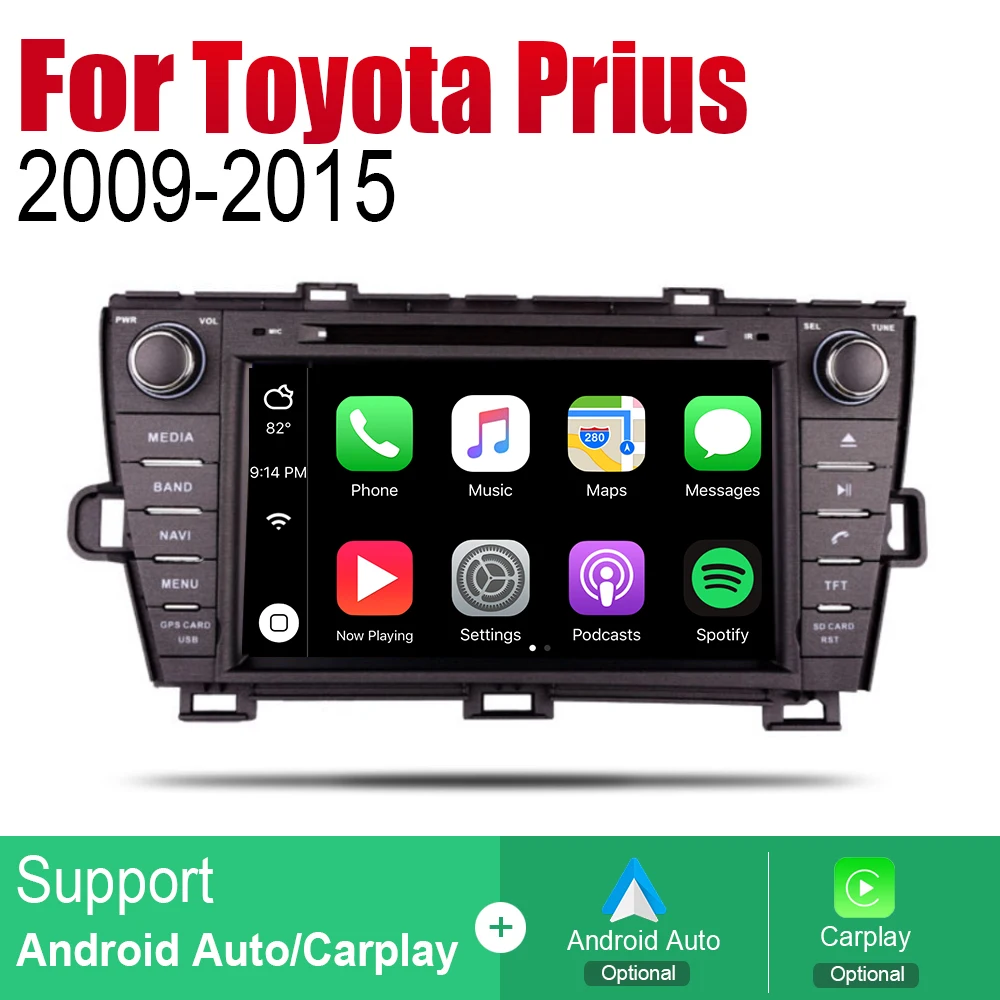 Автомобильный DVD плеер GPS навигация для Toyota Prius 2009 2010 2011 2012 2013 2014 2015 Автомобильная