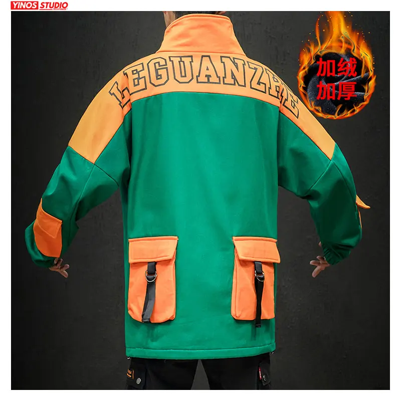 Дропшиппинг 2019 уличная карго штаны с карманами куртка Для мужчин повседневная