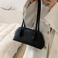 solid color tote armpit bag 2021 fashion new high quality pu leather womens designer handbag casual shoulder bags phone purses