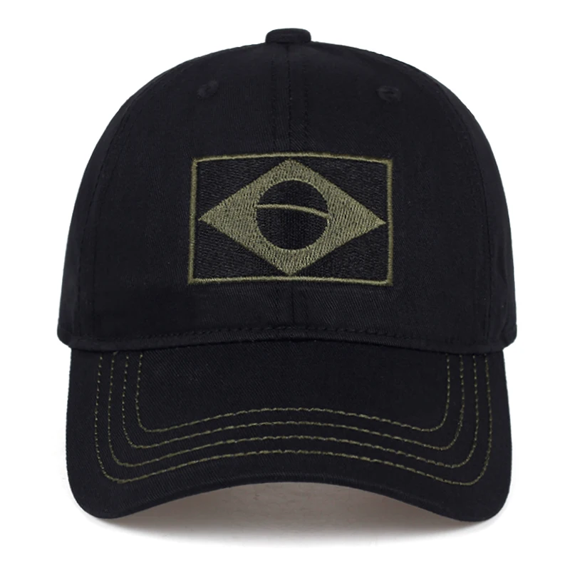 Кепка мужская с бразильским флагом тактическая бейсболка от солнца модная