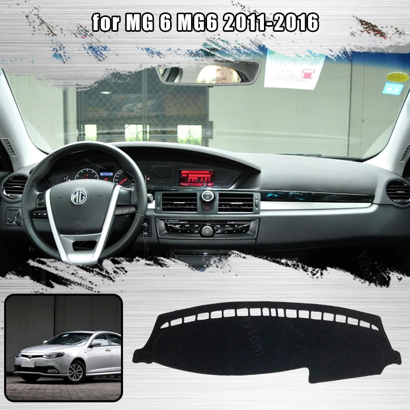 

Car Dashboard Avoid Light Pad Instrument Platform Desk Cover Mat Carpets for MG 6 MG6 2011-2016