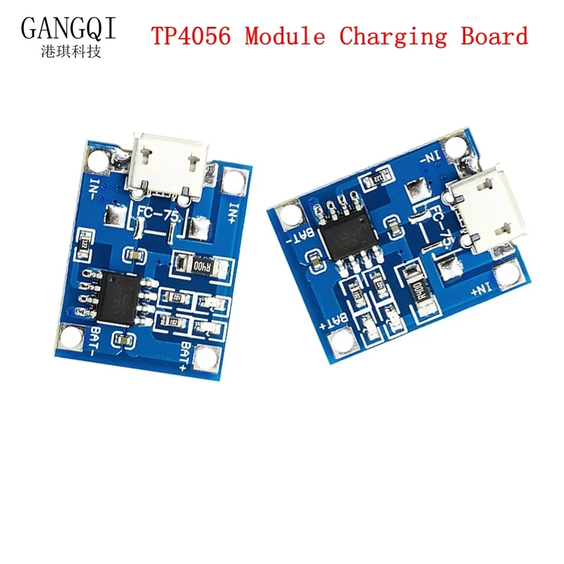 

10 шт., зарядная плата 5 в 1 а с MICRO USB 18650 для литиевой батареи, модуль зарядного устройства TP4056, зарядная плата, мини USB интерфейс