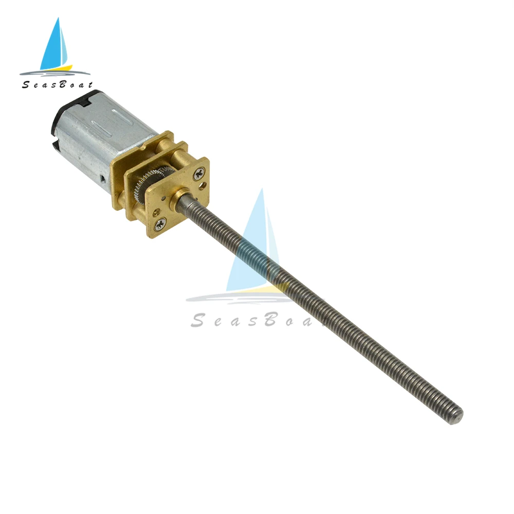 Мини двигатель с редуктором DC 3 В/6 в/12 В Φ M3 * 55 мм 15/30/60/100/150/200/300/500/600/800/1000