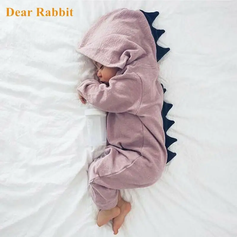 

New born Toddler Infant Baby newborn boy costume Girl Clothing Dinosaur Romper Jumpsuit Cute Clothes Hooded Outfit
