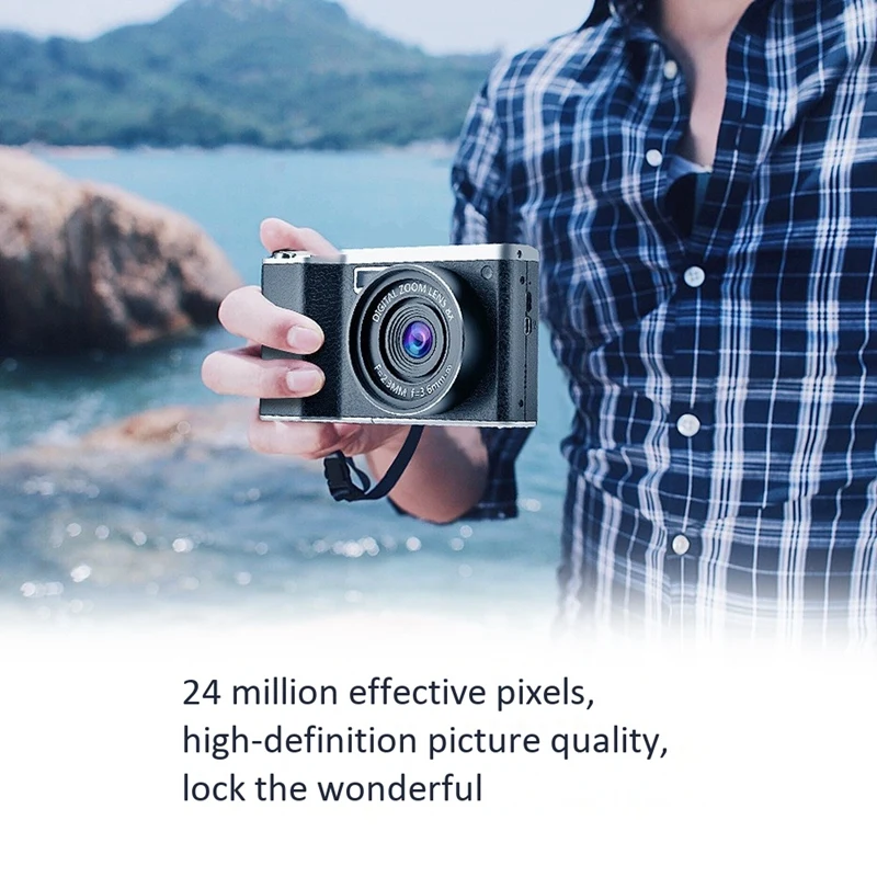 

Digital Camera Professional for Photography 24 Million Pixel Wide Angle HD IPS 4.0 Inch Press Screen DSLR Photo Camera