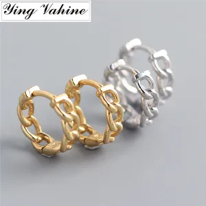 Женские серьги-гвоздики с цепочкой ying Vahine, из 100% стерлингового серебра 925 пробы