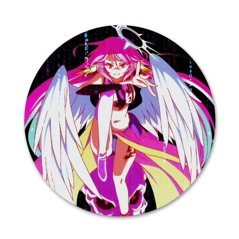 58 мм Аниме игры без жизни значок брошь заколка аксессуары для одежды рюкзак