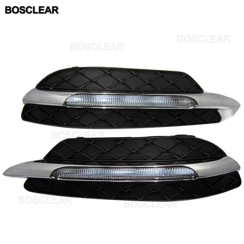 2 шт. светодиодные противотуманные фары для переднего бампера Mercedes benz w204 C-Class |