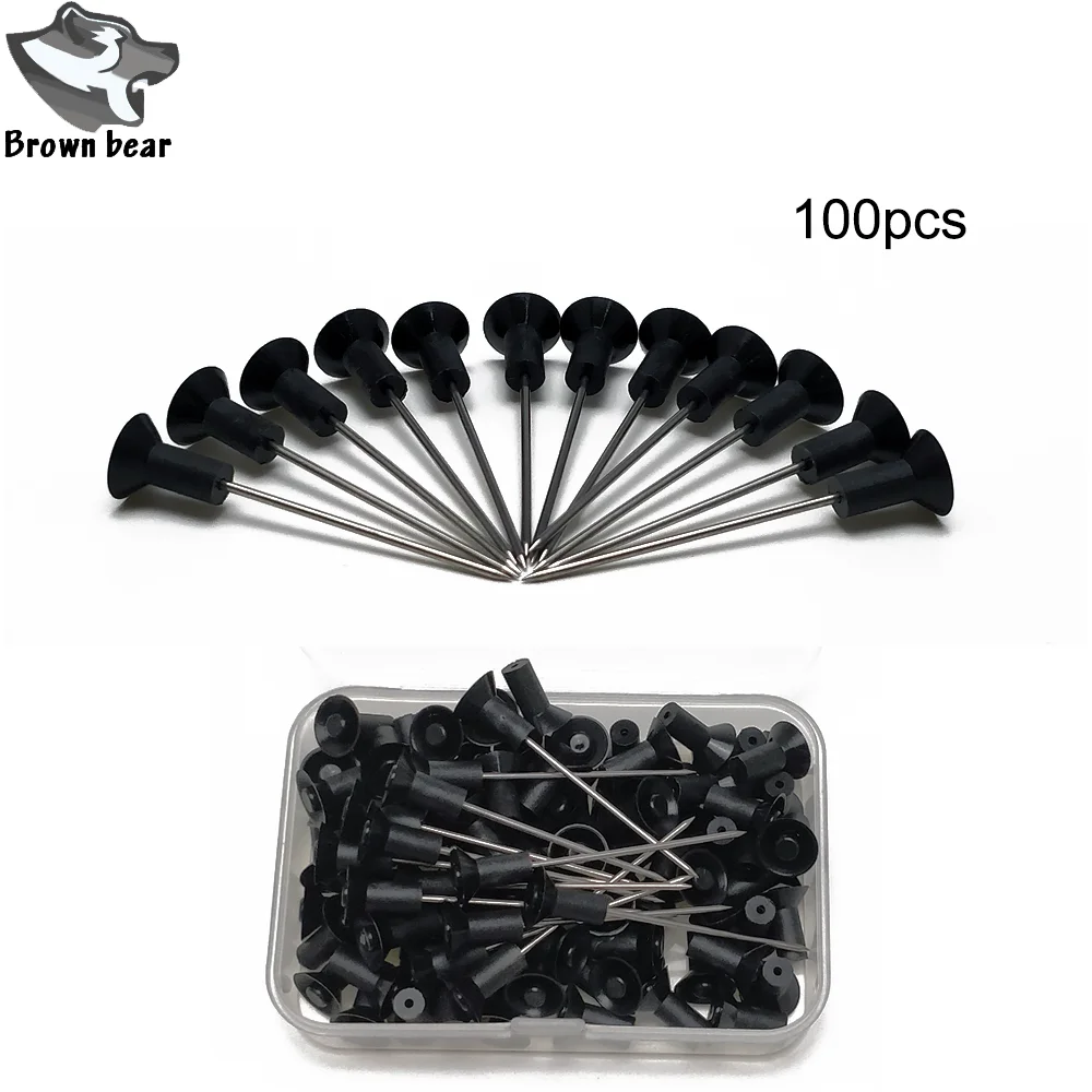 100 шт. черный колпачок топливная проволока Дартс для 40 &quotпаяльного