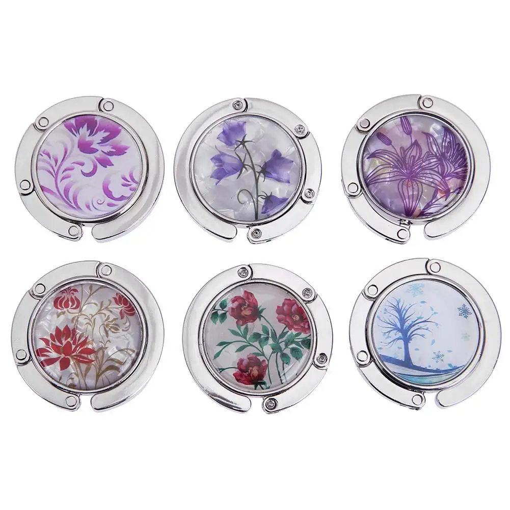 New Bag Hook Portable Foldable Folding Table Purse Hanger Holder Handbag Crystal Rhinestone decoration | Дом и сад