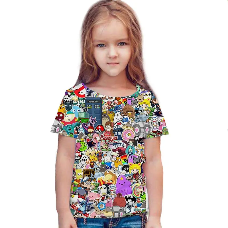 Футболка женская/мужская с принтом в стиле Харадзюку 2019|Мужские футболки| |