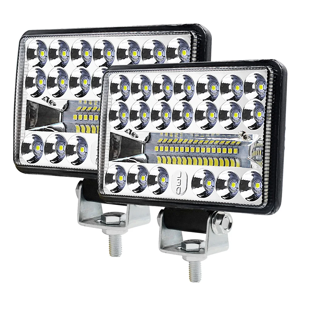 

NEW 2Pcs 30W Work Lights led bar LED lightbar DC12-80V 6500K Flood LED Light Waterproof LED Pods for Offroad Truck ATV SUV Ship