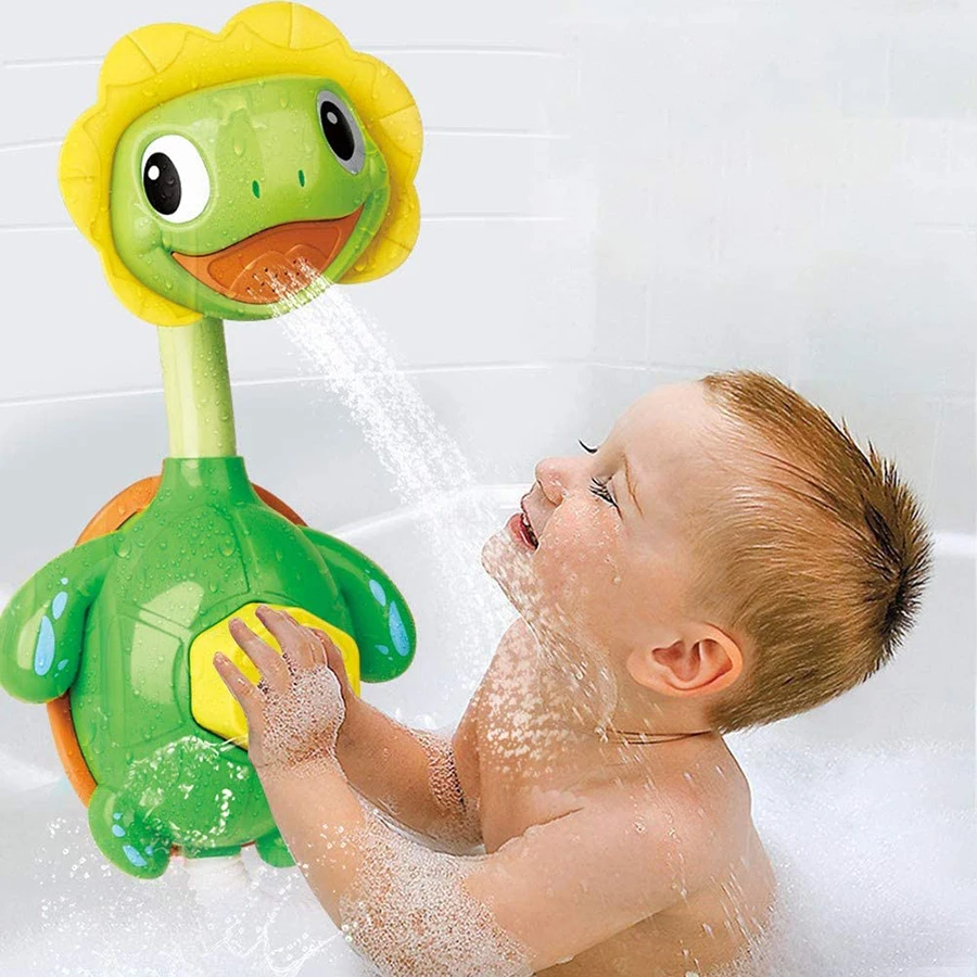 

Baby Bath Toys for Kids Duck Turtle Sucker BaBy Spray Water Outside Pool tub Sprinkler Shower