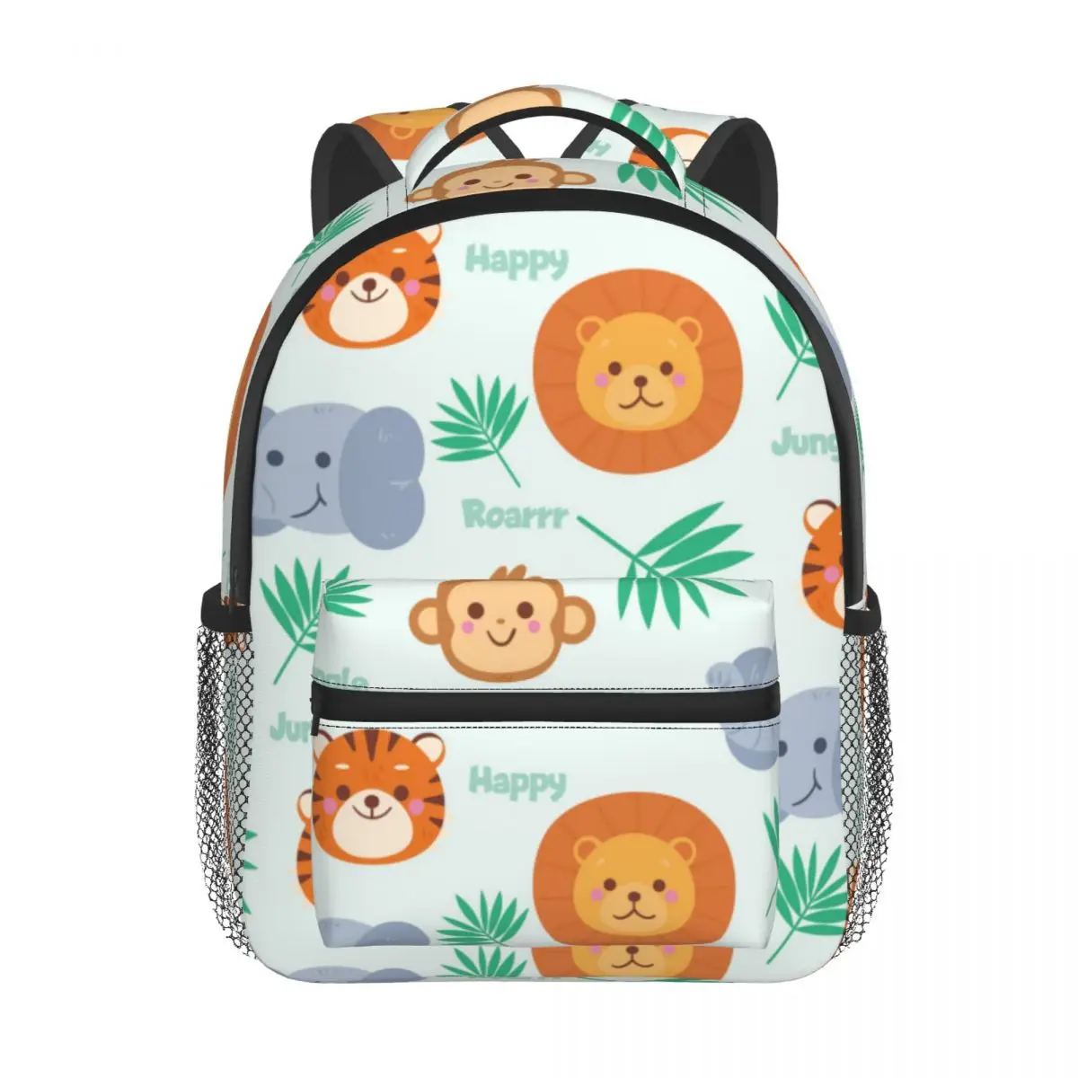 Funny Animals Kids Backpack Toddler School Bag Kindergarten Mochila for Boys Girls 2-5 Years