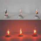 Светодиодная лампочка с эффектом динамического пламени, лампочка Е14, Е27, лампочка с имитацией мерцающего пламени, светодиодная лампа с нитью накаливания для декора