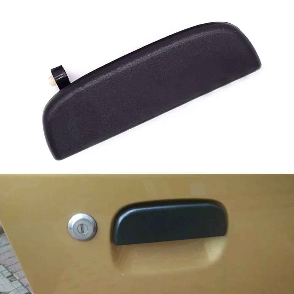 Черная внешняя Передняя Задняя правая боковая дверная ручка часть автомобильный