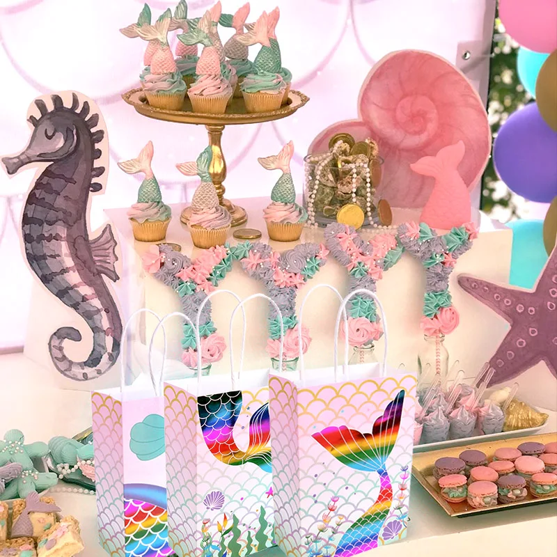 CHENN принадлежности для вечевечерние в стиле русалки Подарочная сумка виде хвоста