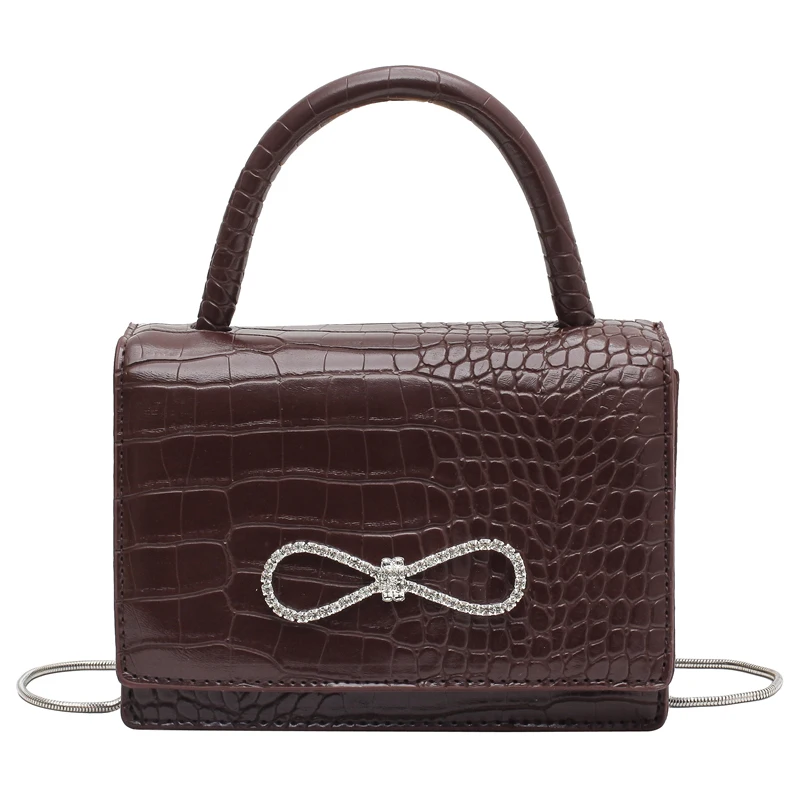 

Crossbody Designer Stone Leather Pattern PU Bags 2021 Branded Trending Chain Shoulder Bag Lady Luxury Handbags and Purses