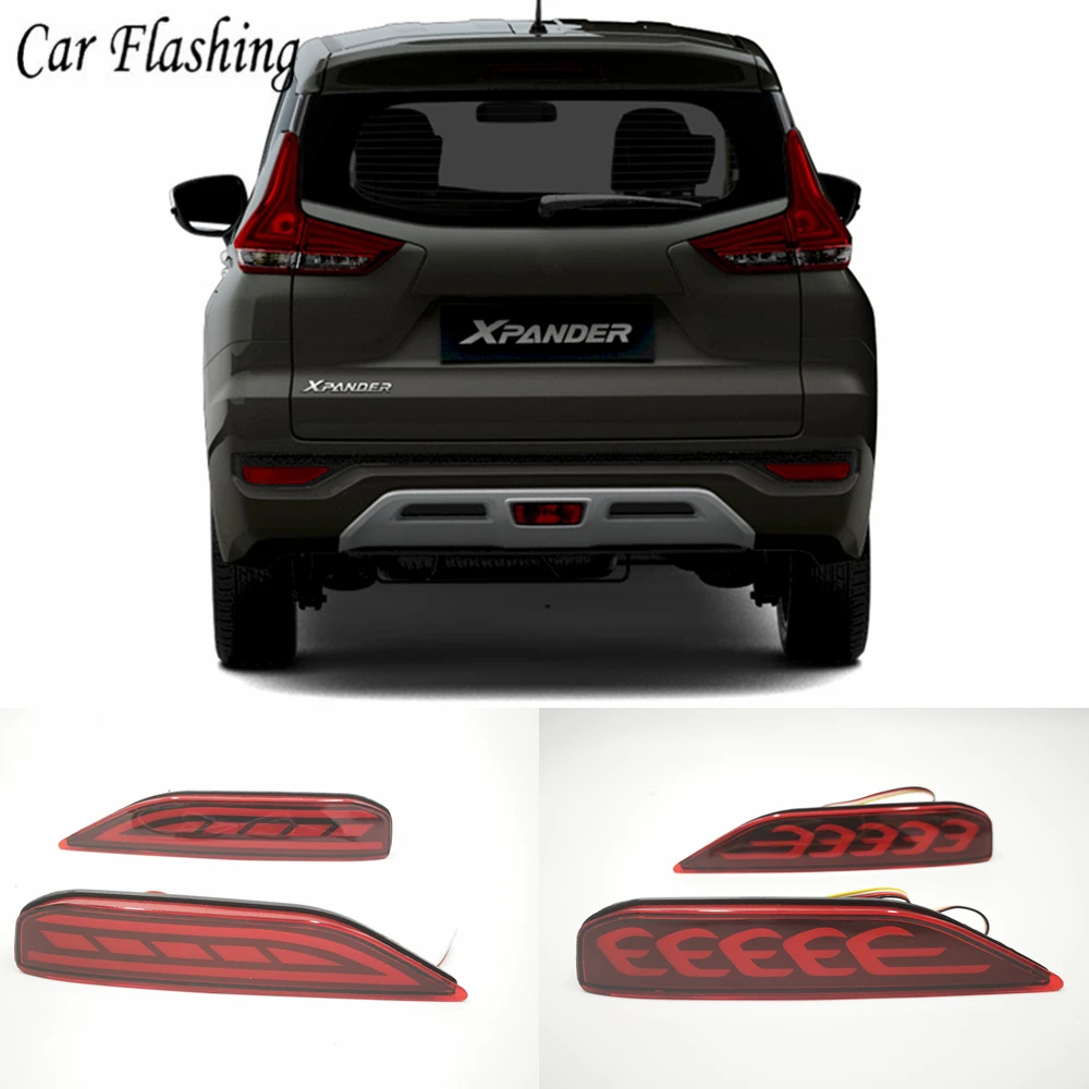 Автомобильная проблесковая 1 пара Хвост заднего бампера светильник светодиодный