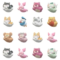 disney floating characters epoxy resin flat bottom charms acrylic jewelry findings for decoration diy accessories supply fsd471