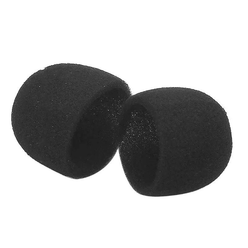 Black Round Ball Shape Microphone Cap Windscreen Grill Inner Foams Sponge for SM58 SLX24 PGX24 PG58 BETA58A Mic Cover PXPA