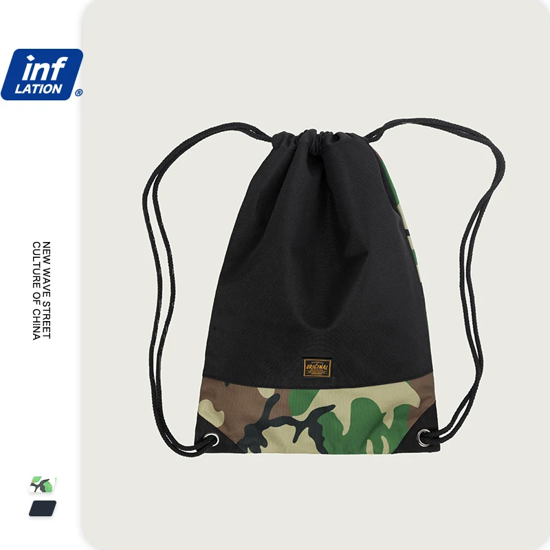 

INFLATION 2020 new fashion Women Camo Backpack travel softback drawstring bag mens backpacks 136AI2017