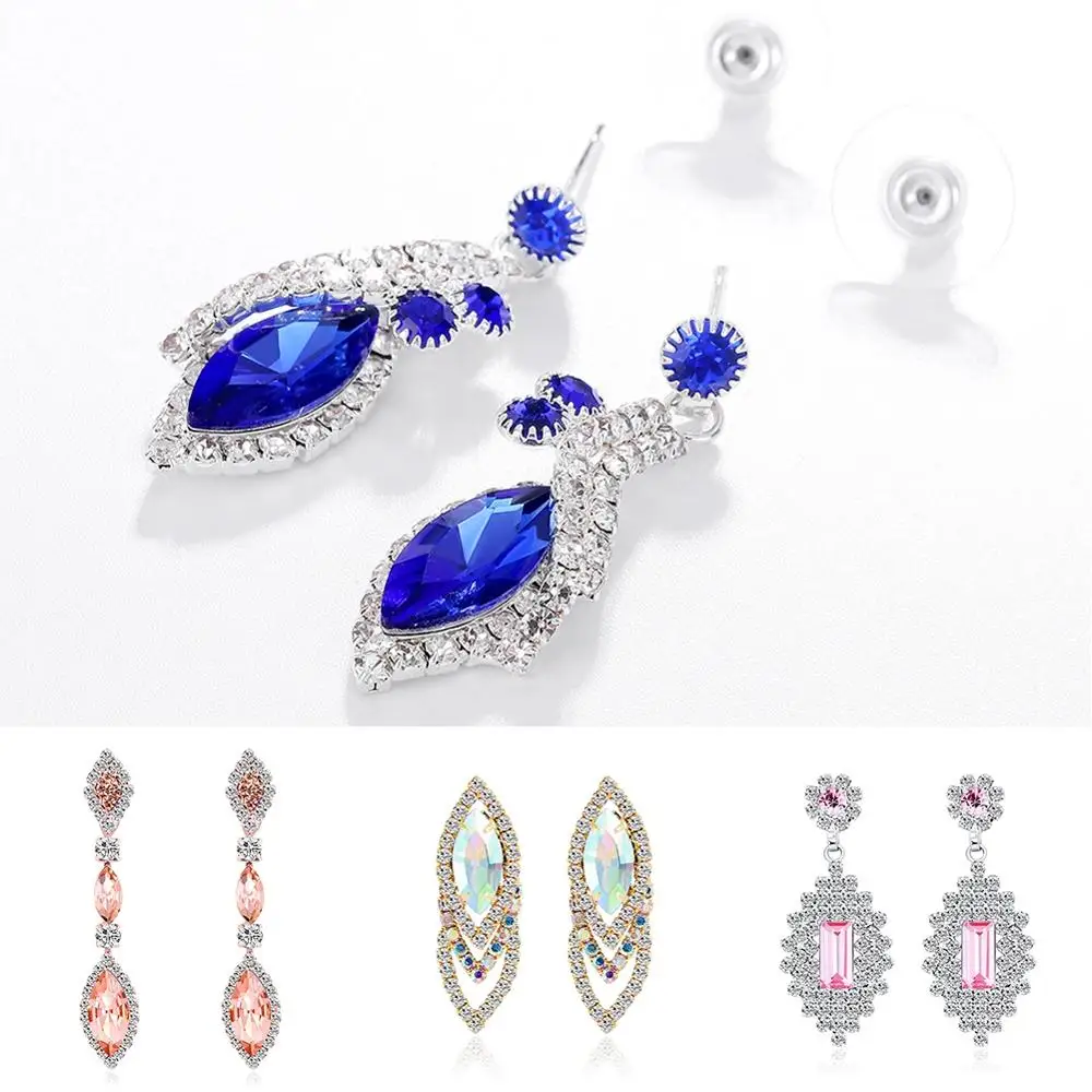 

Длинные серьги, подходящие ко всему, инкрустированные кирпичом, висячие серьги, ювелирные изделия для женщин, высокое качество, серьги