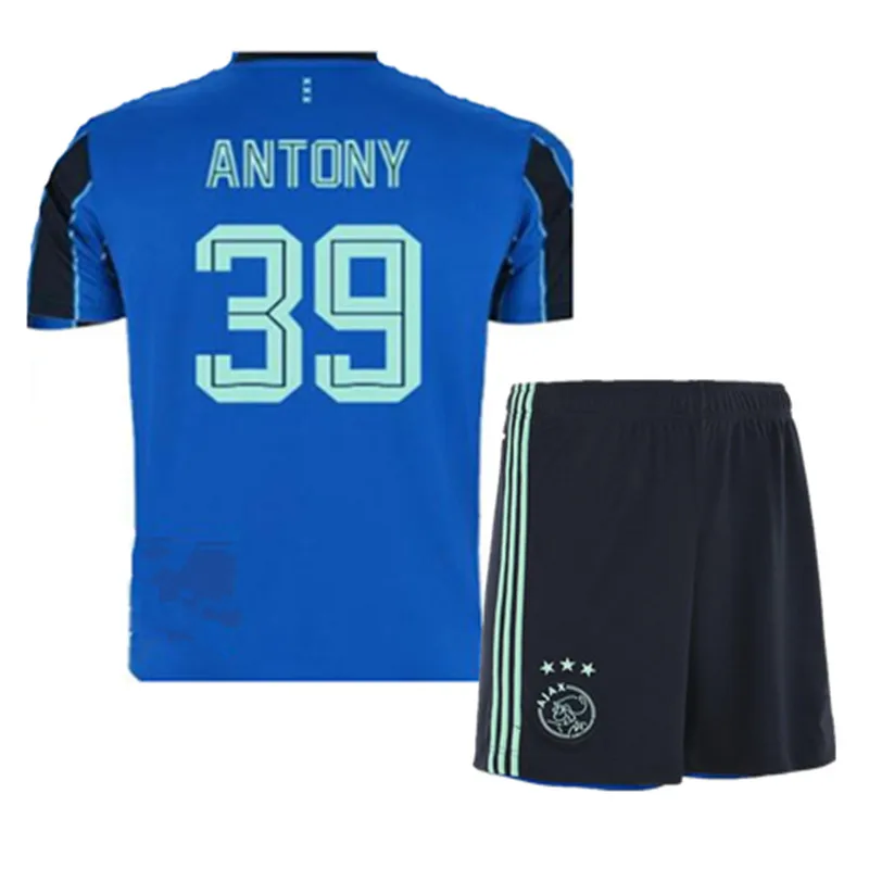 

new kids kit Away shirt TADIC new 21 22 AjaxES shirt NERES MARTINEZ TAGLIAFICO HALLER MAZRAOUI ANTONY 2022 AjaxE child kit shirt