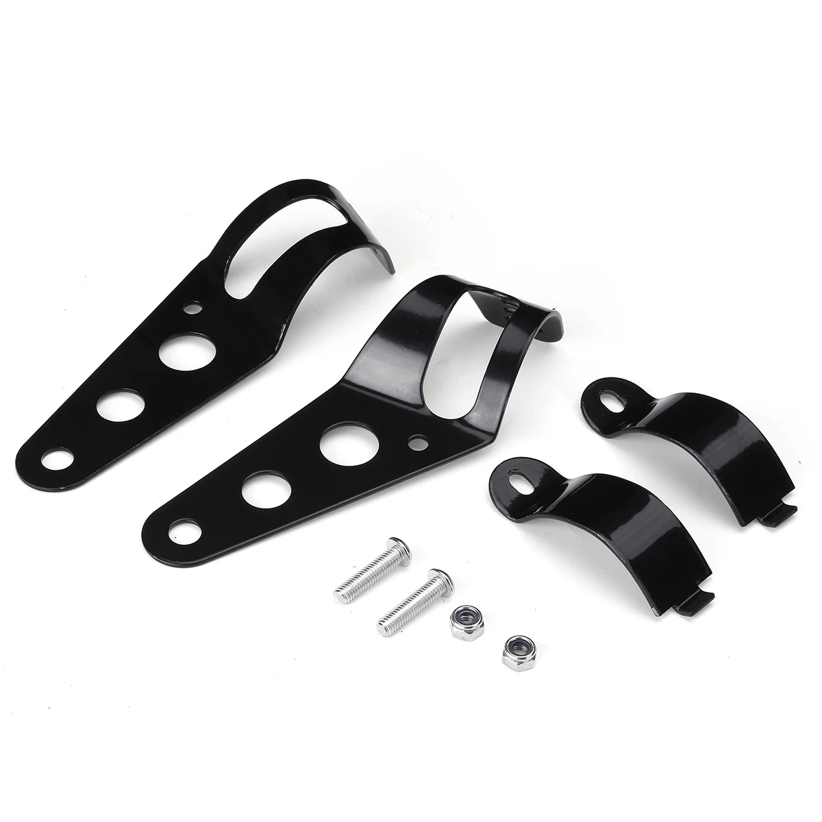

1Set 38-48mm Universal-Motorcycle Headlight Mounting Bracket Fork Ears Adjuster Mount Clamp Holder For Chopper Bobber Cafe Racer