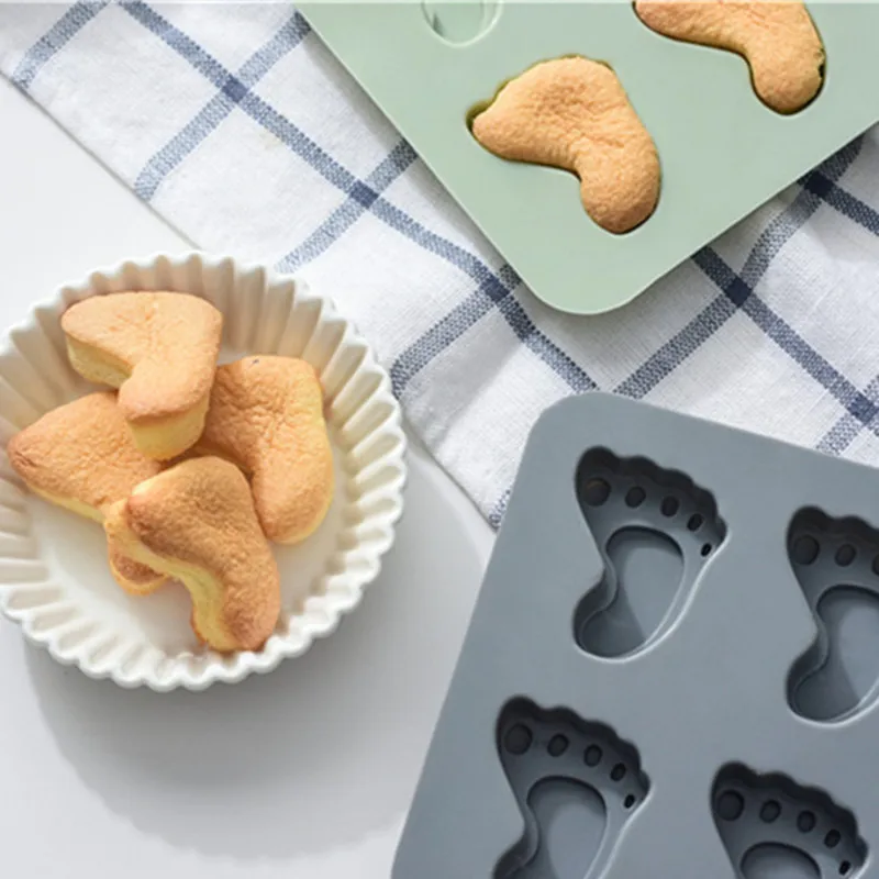 Маленькие ножки из силикагеля ледяной кубик печенье кухонные принадлежности для