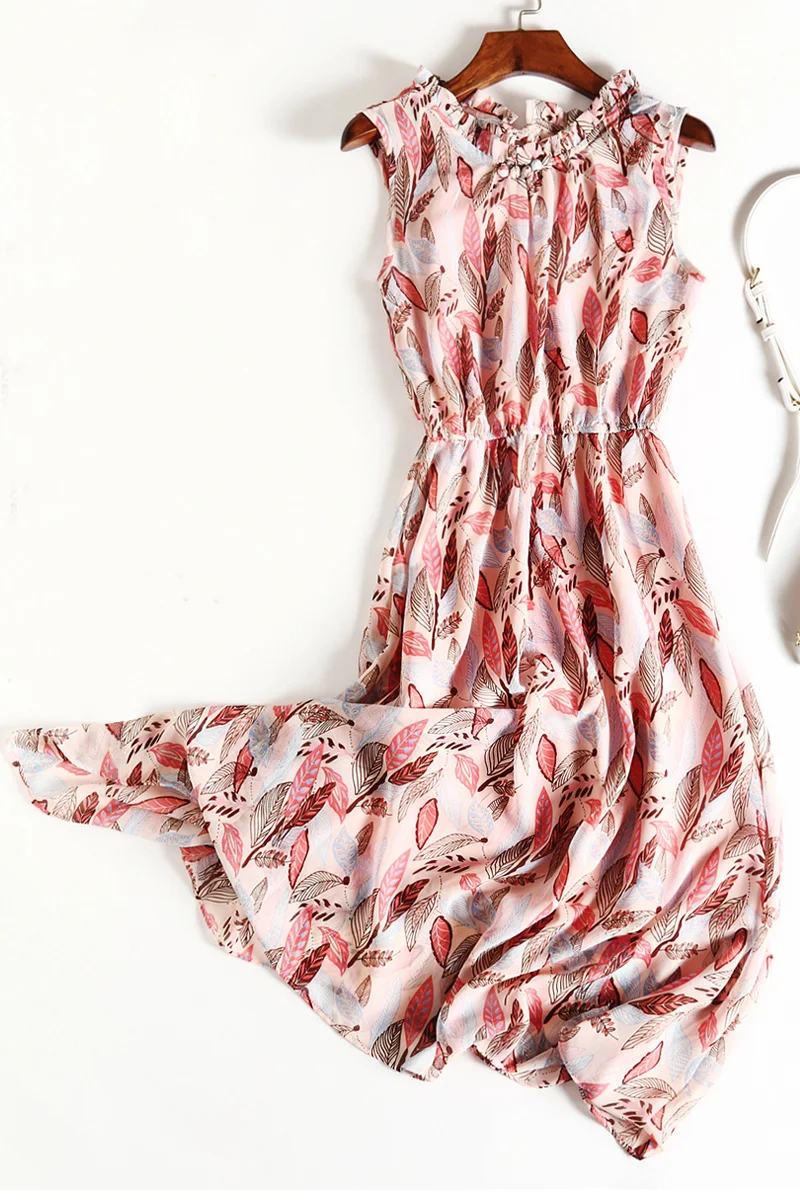 

Small and Gentle Dress Design Sense Small and Medium Length 2021 New Summer Style Floral Dress