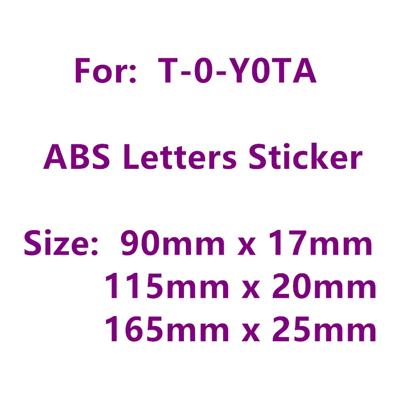 ABS Серебристые хромированные 3D буквы маркировочная наклейка автостайлинг