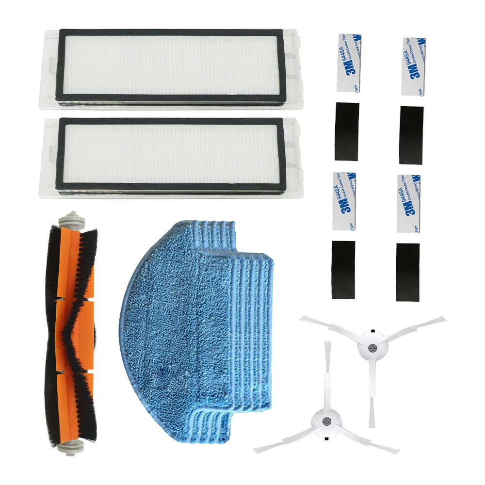 

packaging Part Pack Side Brushes HEPA Filter Roller brush for Xiaomi Robot Vacuum Cleaner Parts Spare Parts Kits