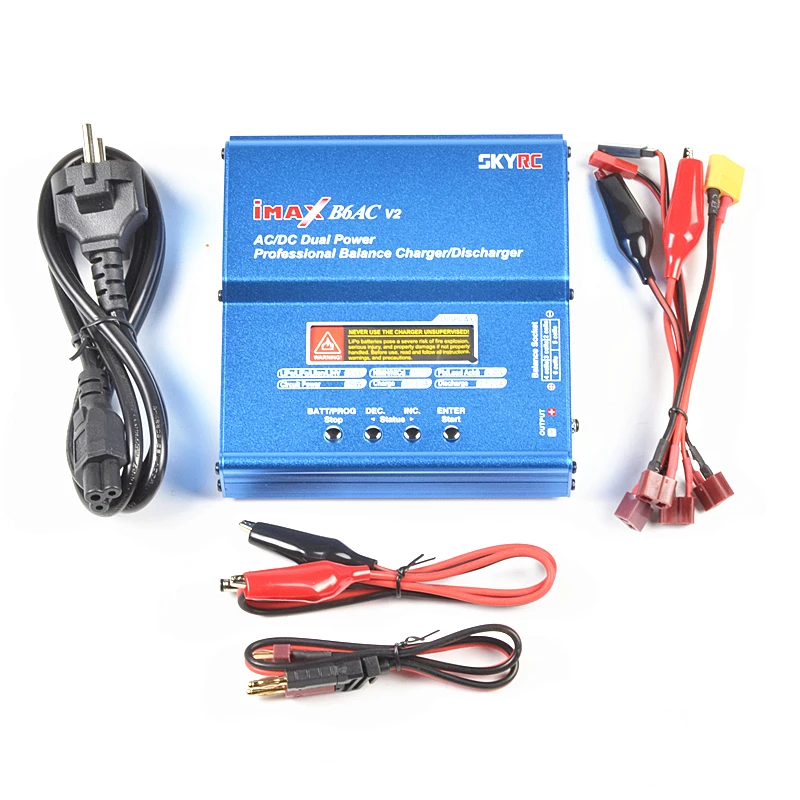 Оригинальное зарядное устройство SKYRC iMAX B6AC V2 50 Вт Lipo RC Dis для вертолета
