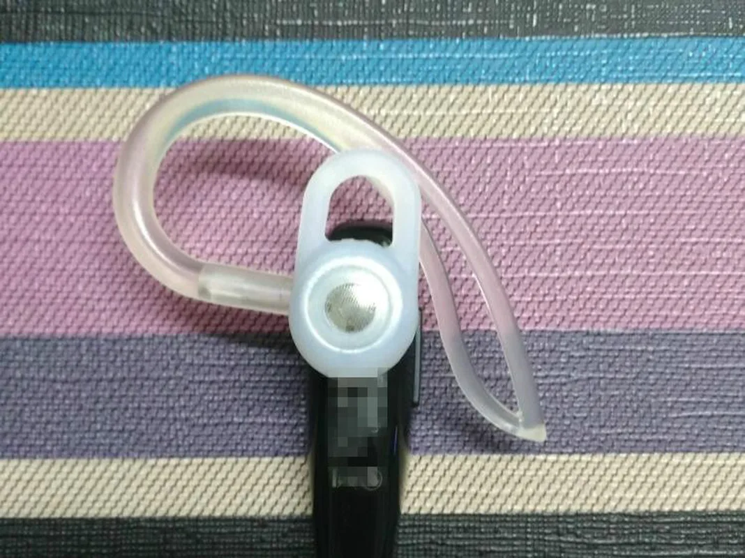 Bluetooth-наушники 2 шт. прозрачные силиконовые зажим петли для наушников гарнитуры