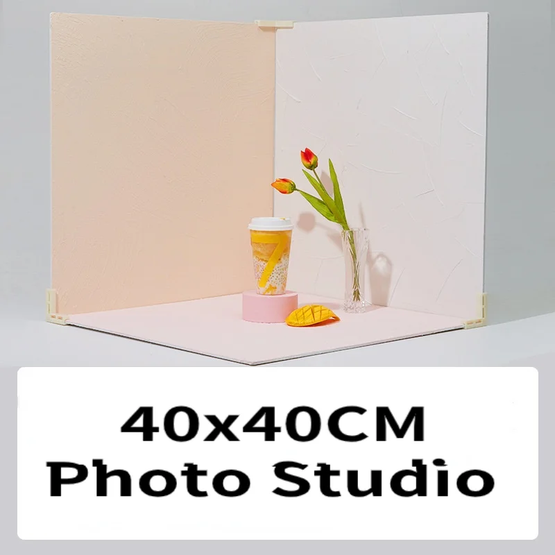 

Photography Backdrops Products Food Jewelry Shooting Morandi Solid Color Background Props Cement Board for Studio Photos 40x40cm