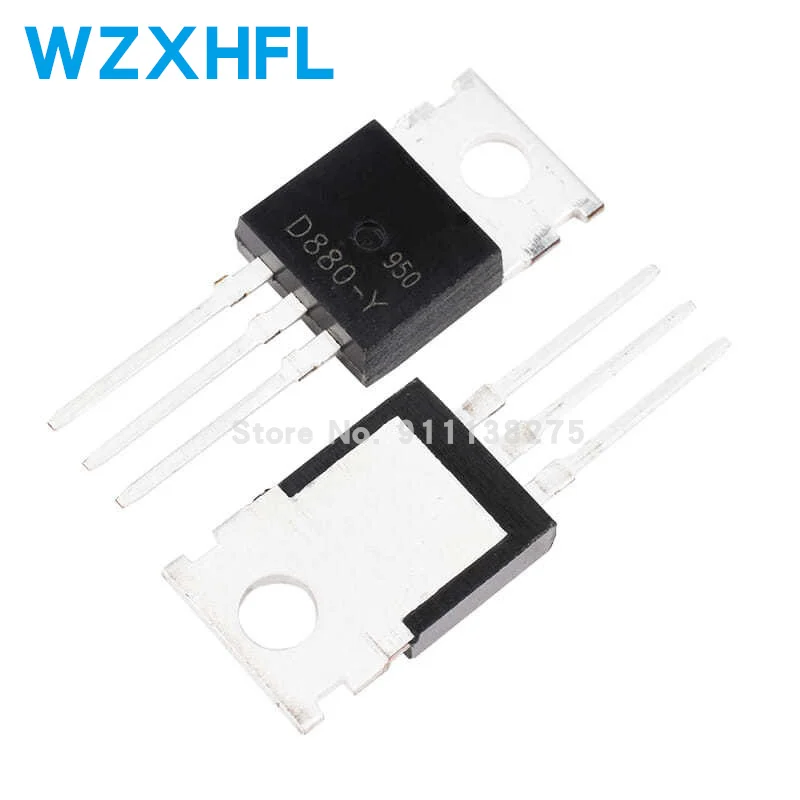 10 шт. транзистор 2SD880 KSD880Y D880Y TO-220 D880 KSD880-Y NPN 3A 60V | Электронные компоненты и