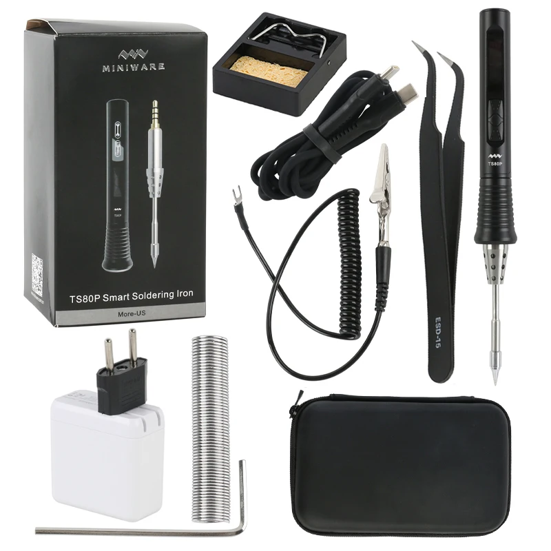 TS80 обновленная версия мини TS80P умный Браслет OLED Регулируемая электрическая