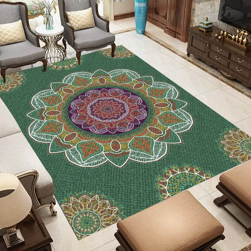 

Reese Living Room Carpets European Retro Palace Style American Classical Pattern Anti Slip Rugs Table Bedroom Hotel Sofa Wedding