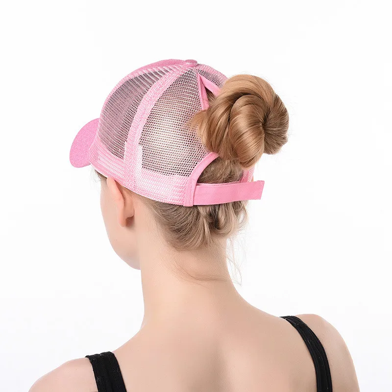 Новые летние блестящие грузовик &quotконский хвост&quot Бейсбол Кепки Для женщин