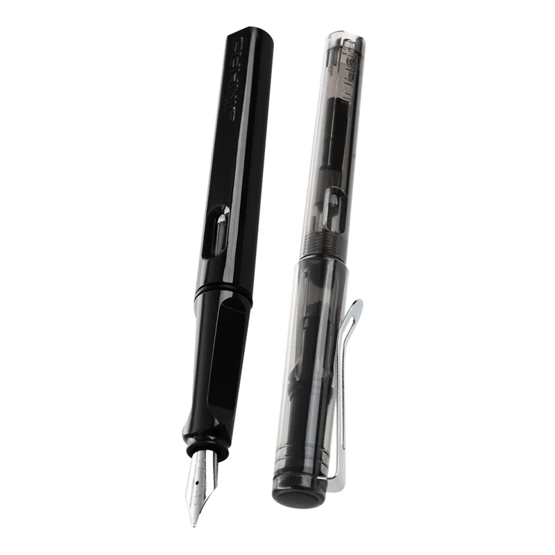 JINHAO 2 набора авторучка: 1 комплект 599 Студенческая авторучка Средний наконечник M &
