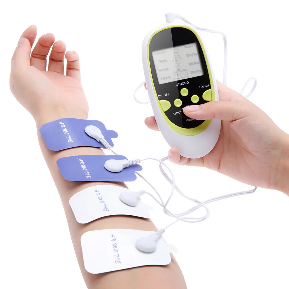 Двойной выход Мини Электронная физиотерапия для похудения тела десятки