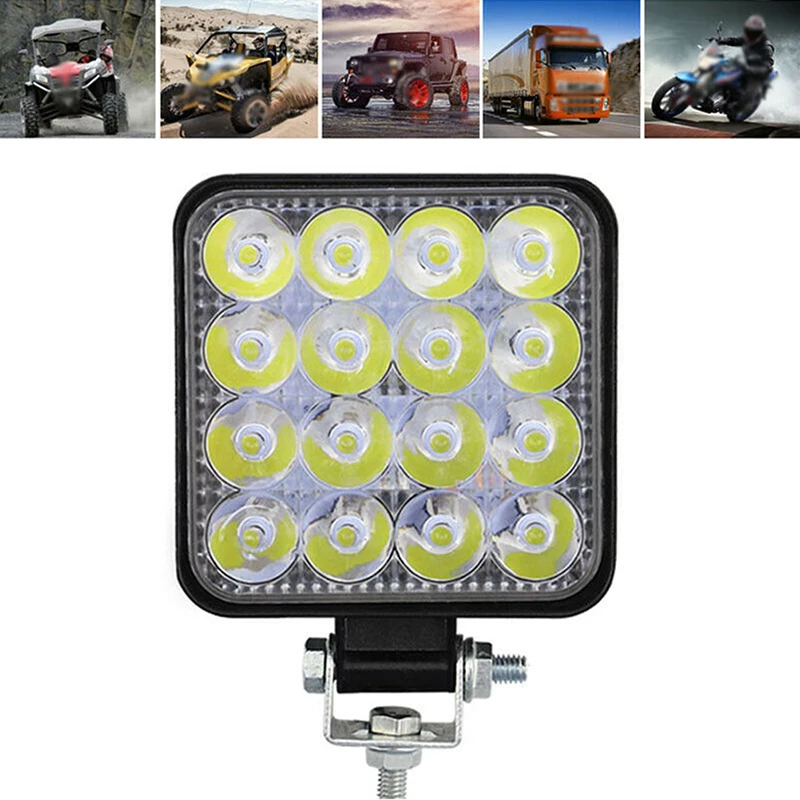 Машинка для стрижки 48 Вт 16LED рабочий светильник луч свет бар авто ATV езды по