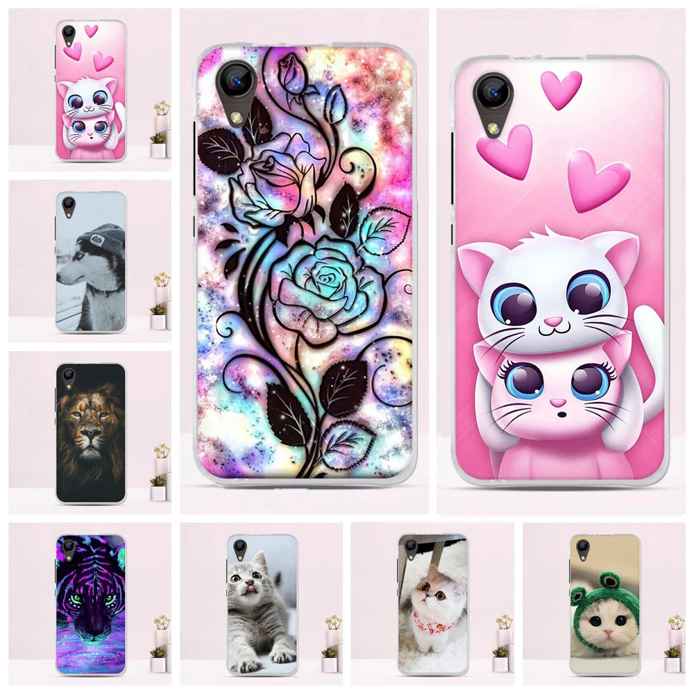 Чехол для BQ Strike Mini 4072 Женский силиконовый чехол с рисунком защитная задняя крышка