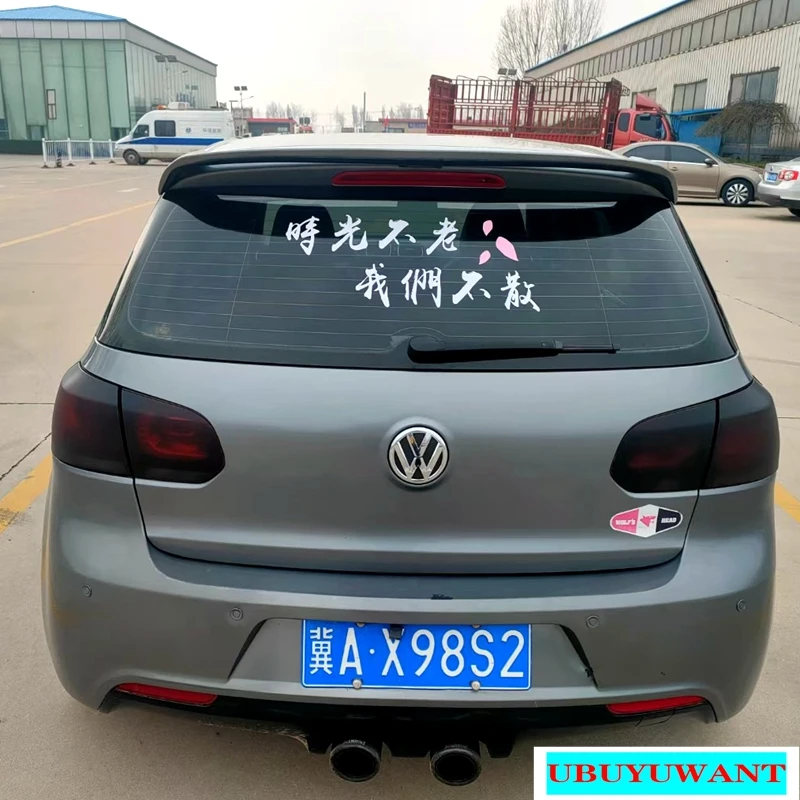 Декоративный спойлер для хэтчбека VW GOLF MK6 GTI &amp R 2008-2012 высококачественный