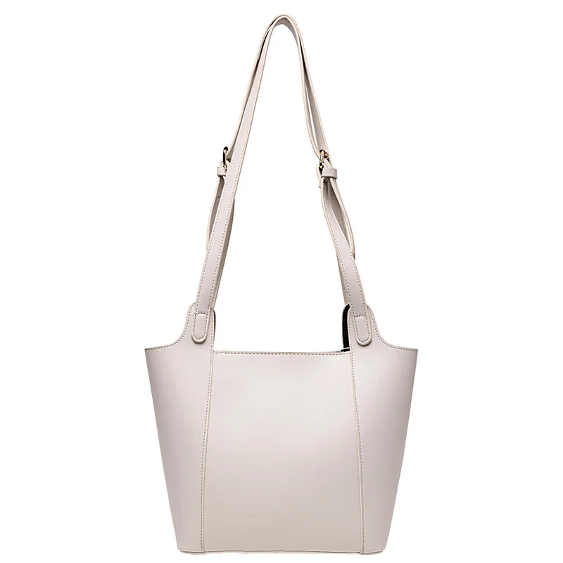 

[BXX] Women New Composite Bag Tote Bag Brief PU Leather Personality All-match Crossbody Shoulder Bag Fashion Tide 2021 18A1655