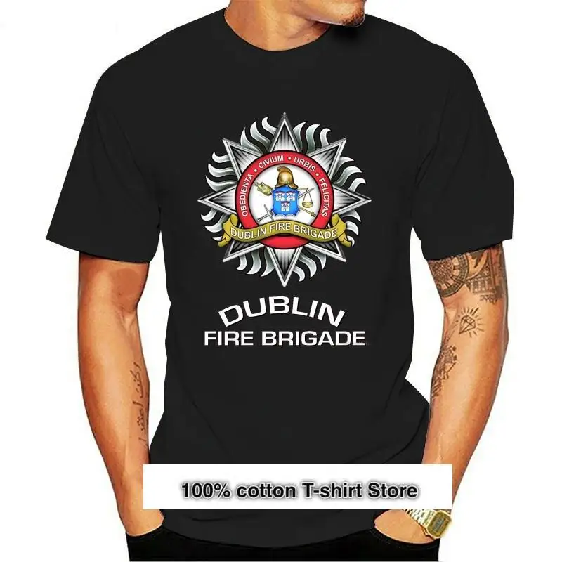

Camiseta del Cuerpo de Bomberos irlandés, camisa del Cuerpo de Bomberos, nueva